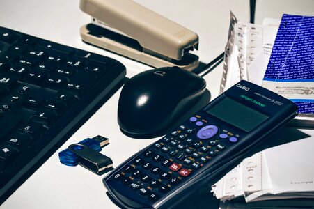Mouse office paperwork
