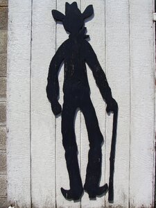 Art figure silhouette
