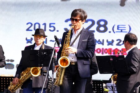 Saxophone ensemble orchestra