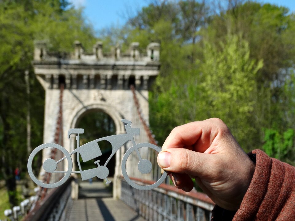 Bike bridge hand