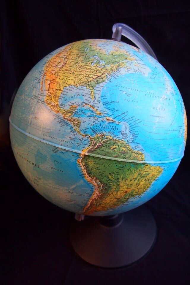 America world map of the world