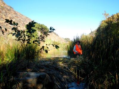 Clark Winchell at Santa Margarita headwaters.
