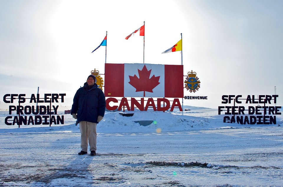 Ambassador Jacobson in Alert, Nunavut