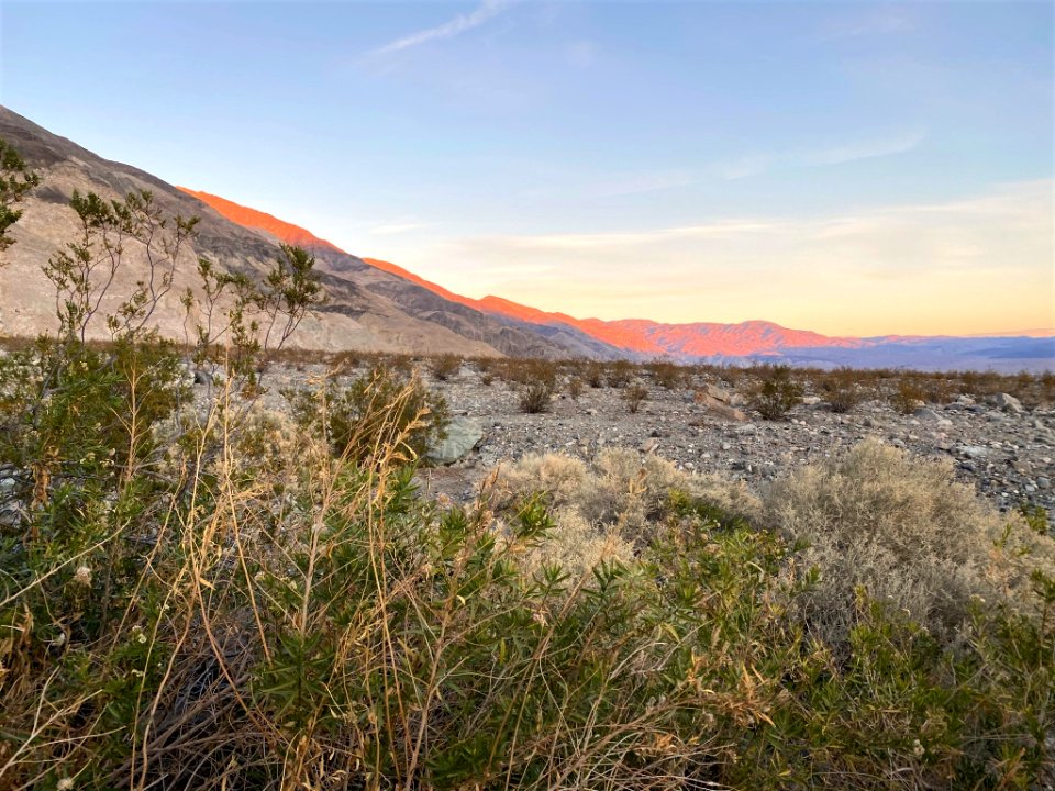 Sunrise in Saline Valley
