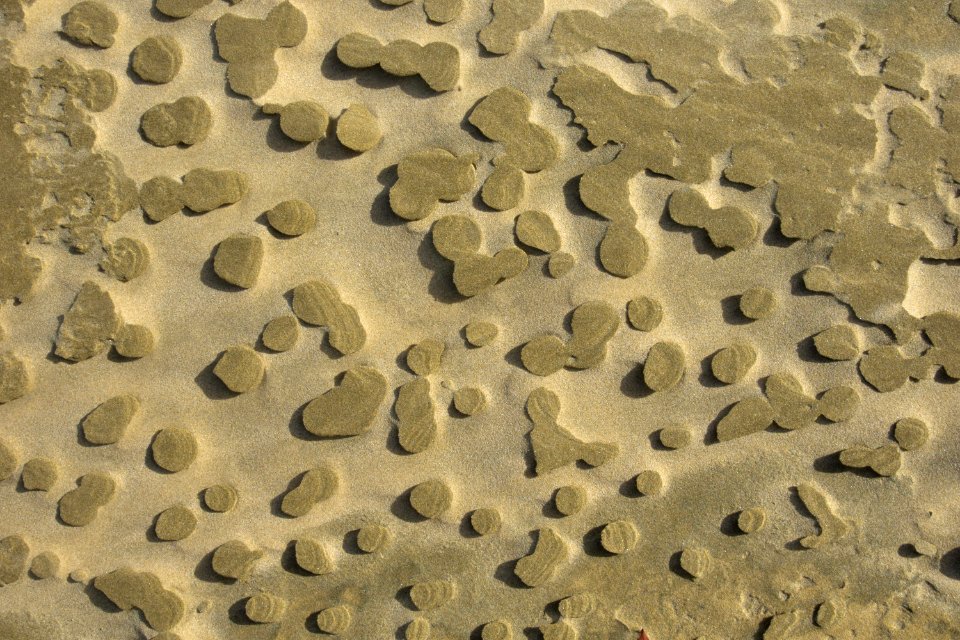 Erosional sand texture