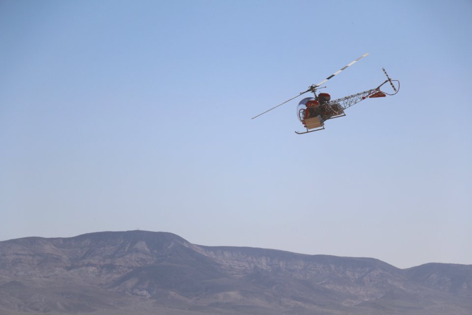 Helicopter translocates tortoises at MCAGCC
