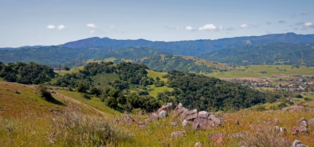 Scenic view of Santa Teresa County Park.