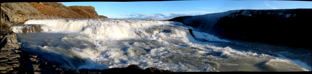 Gulfoss Pano