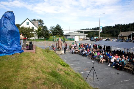 Kodiak Bear Sculpture Ceremony