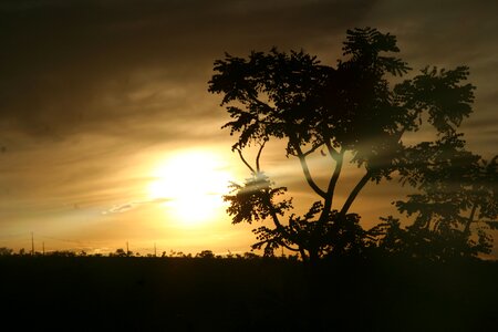 Sol clouds sunset