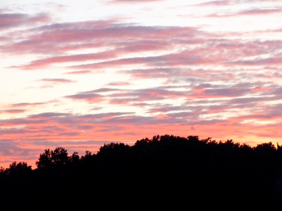 Weather sunset background horizon
