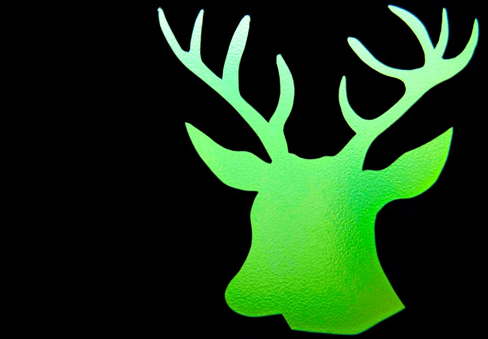 Antler green contour