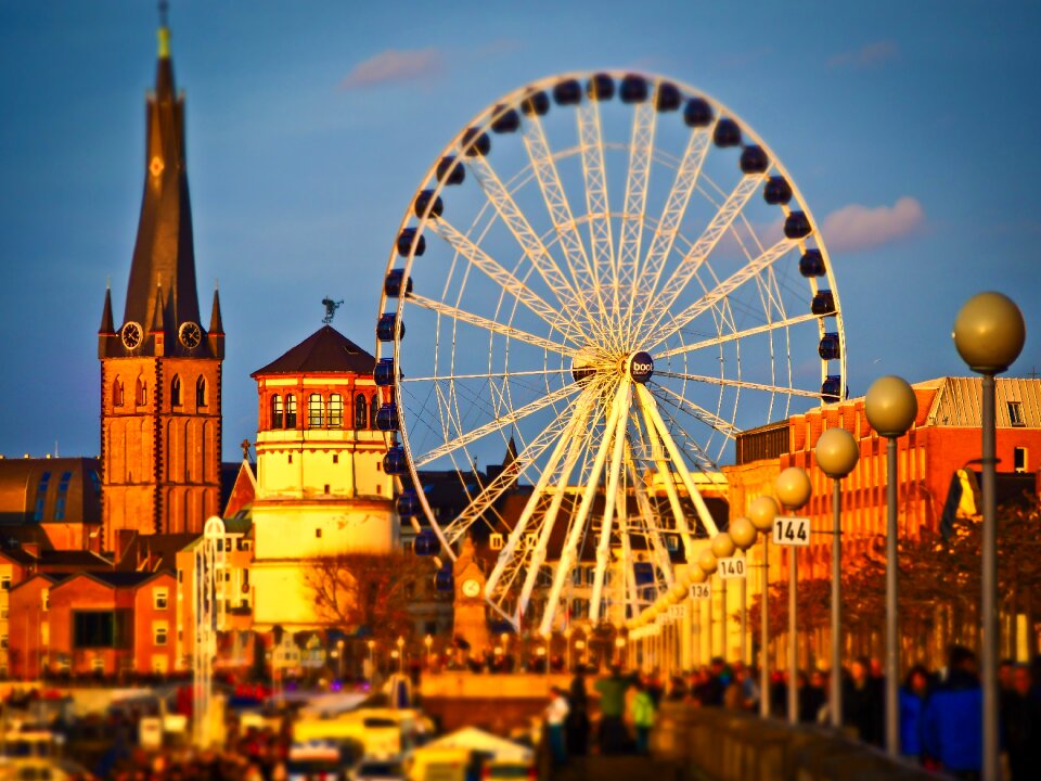 Rhine river city rhine