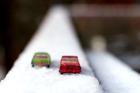 2017/365/1 Like Matchboxes Passing in the Snow