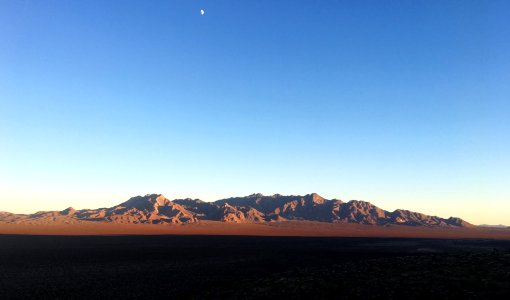 2017/365/302 Moon Looks Over the Desert photo