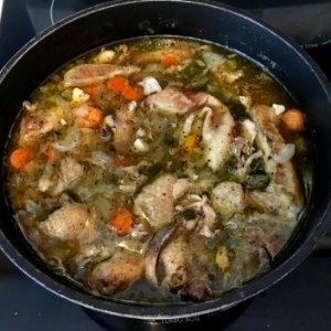 Chicken Soup from Christmas Dinner photo