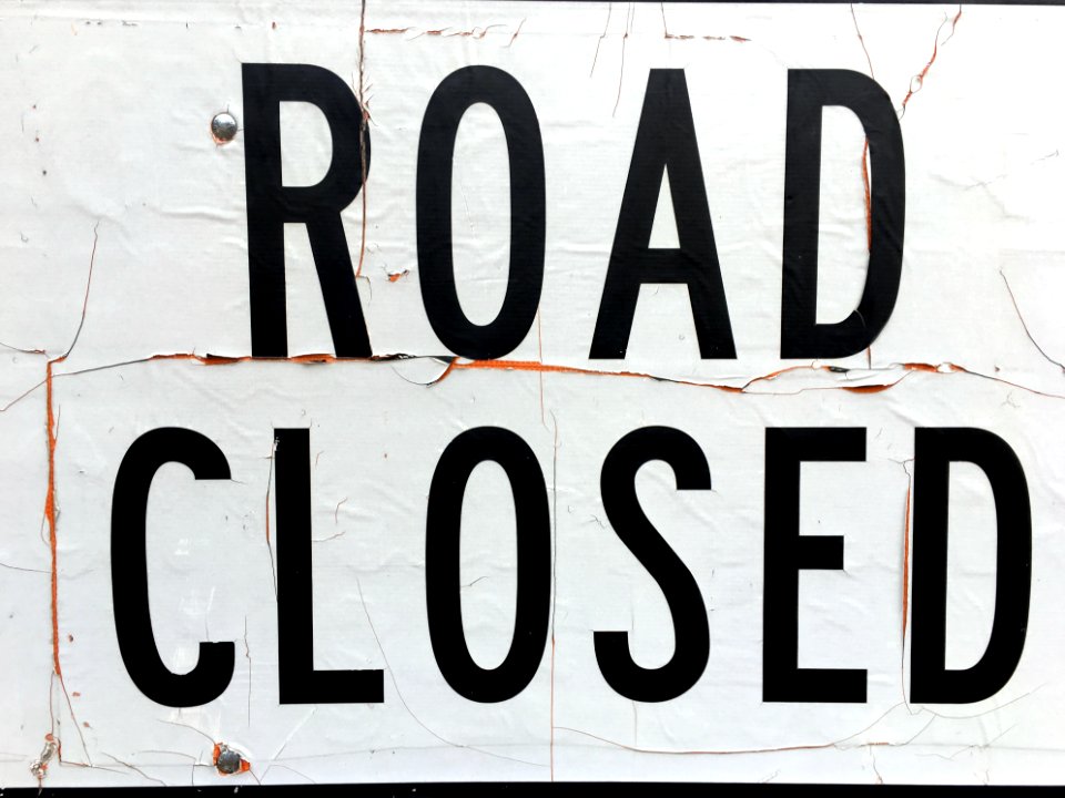 The Opposite of Open Roads