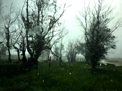The Storm From Inside the Car