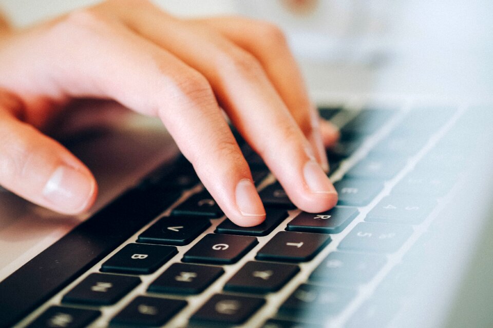 Typing working business