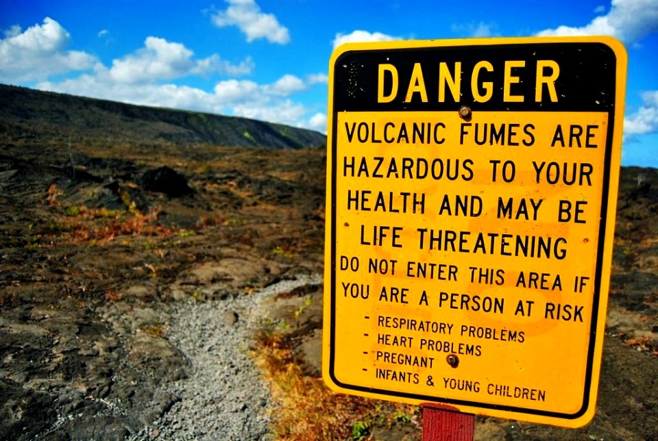 Danger: Volcanic Fumes
