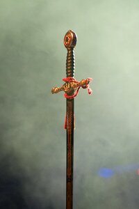 Sword smoke background