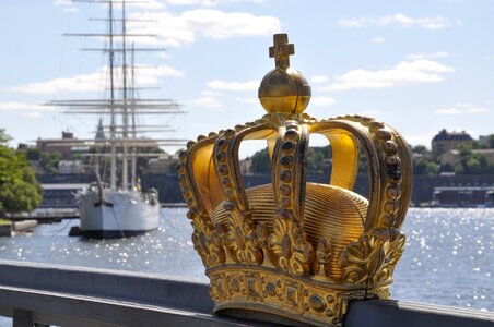 Sailing vessel crown skeppsholmen photo