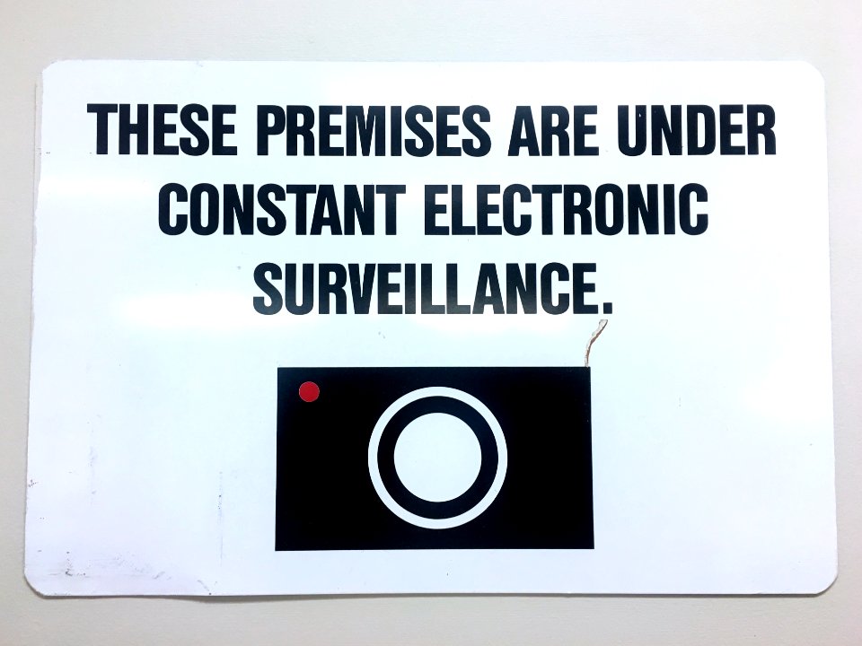 2017/365/326 Smile, You Are on Surveillance Camera