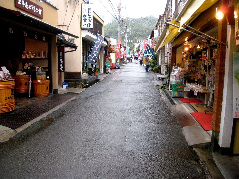 Street of Vendors in Kyoto