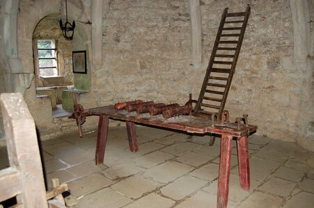 Torture chamber old building castle photo