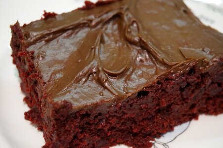 Chocolate brown cake brown dessert photo