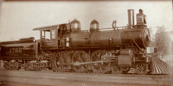 4-6-0 Central Pacific Compound 1786
