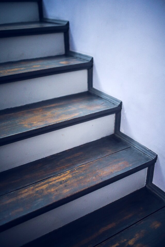 Stairs wood wooden