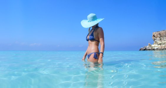 carmen fiano sicilia lampedusa spiaggia dei conigli photo