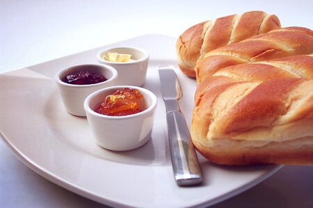 Jam butter sweet