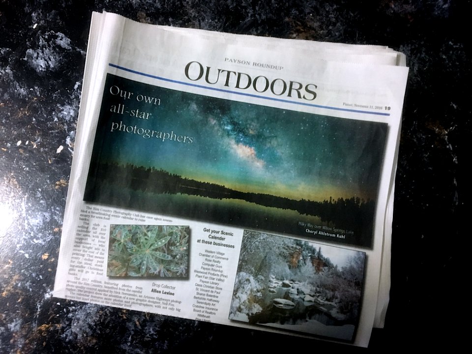 My Photo in the Local Paper!