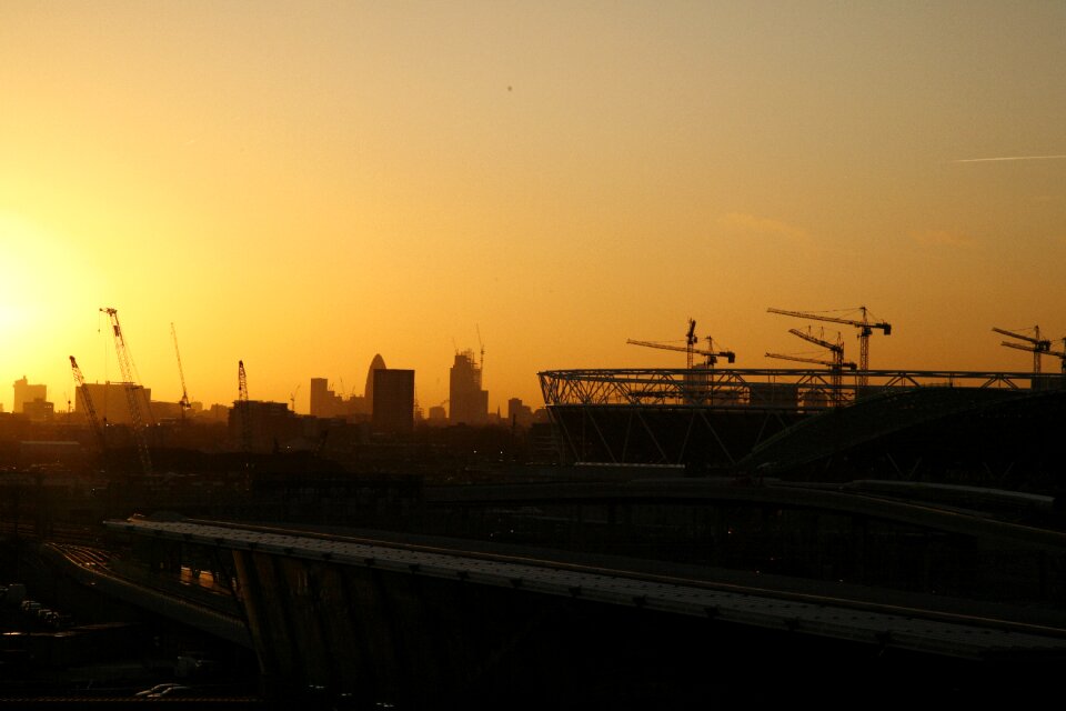 Sunset orange yellow