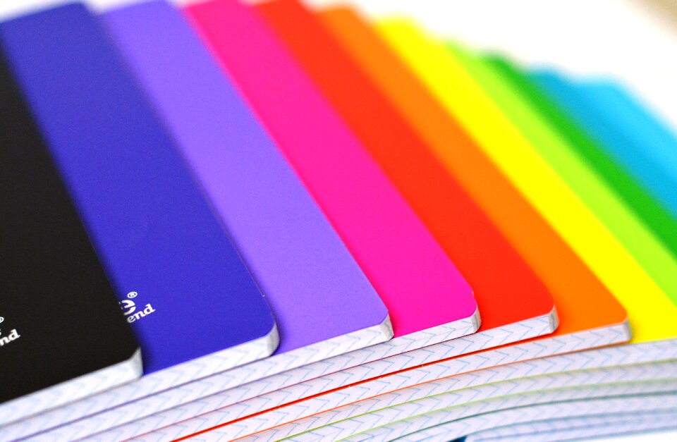 Rainbow saturated the colour of the