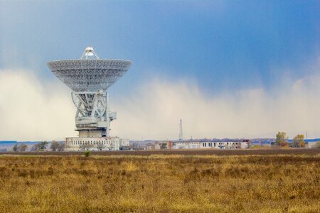 Radio astronomy rt-70 parabolic photo