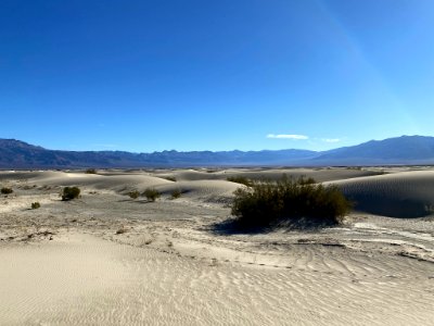 Sand Dunes in Saline Valley photo