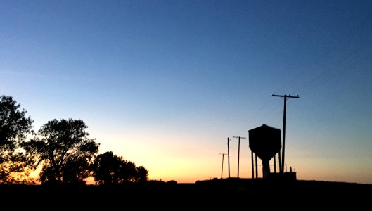 Sunset Over the Road photo