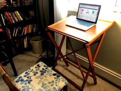 Dad's Drafting Table Still at Work photo