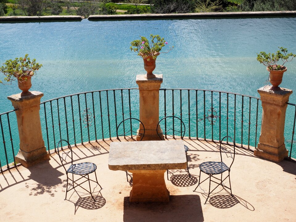 Picnic balcony terrace