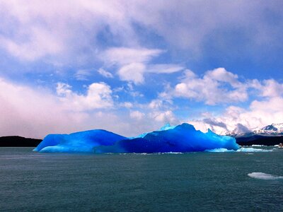 Iceberg ice blue photo