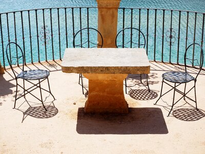 Picnic balcony terrace