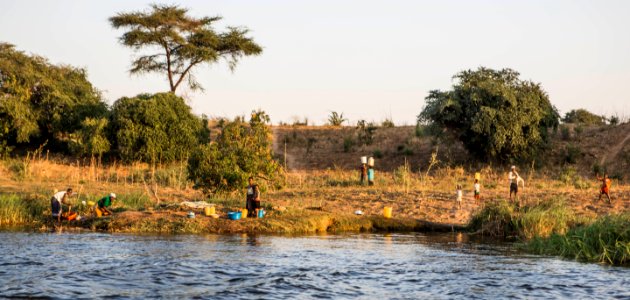 Kafue River, Zambia photo