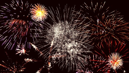 Sylvester new year 2016 midnight