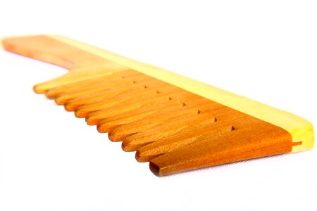 Wooden comb utensil beauty utensil
