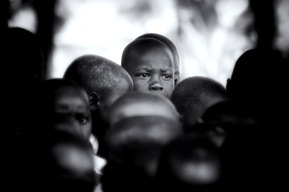 Boy in the crowd