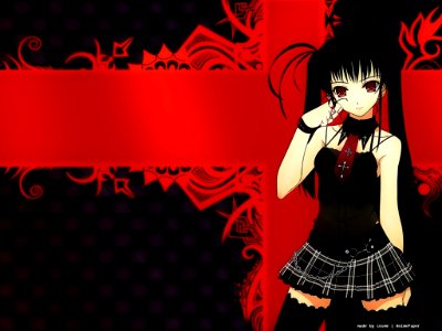 Anime Dark Gothic Girl