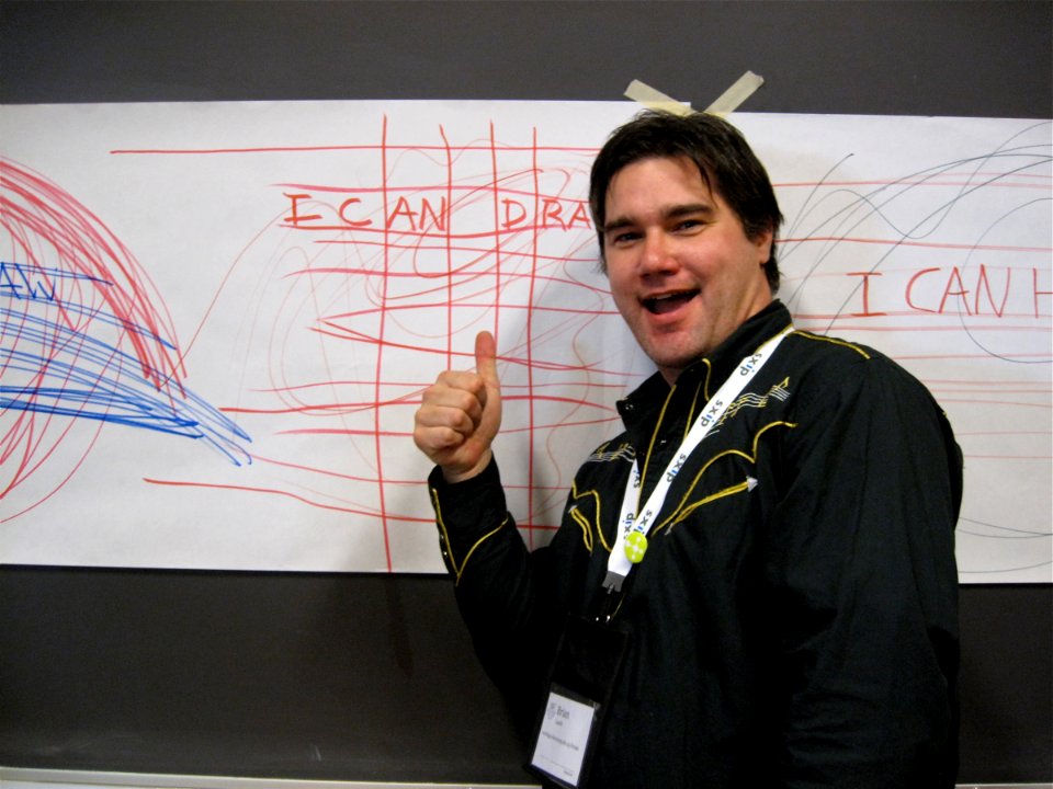 Brian Says "I Can Draw"